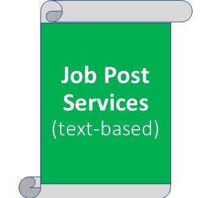 Job Post Services - on the website