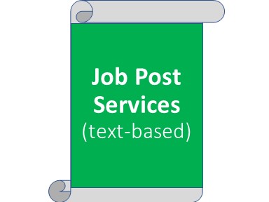 Job Post Services - on the website